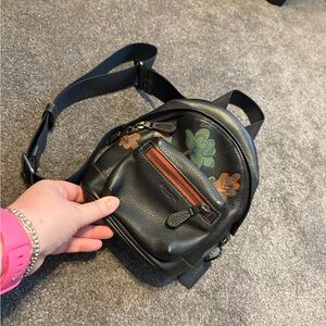 Coach Black Multi-Color Backpack